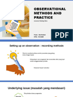 Alia Rohani - 92221085 - Chapter 4 Observational Methods and Practice