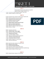 Rundown Paket Jogja KB Ogan Ilir Fix