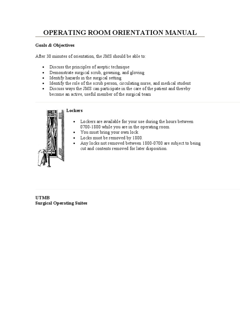 Pacu orientation manual templates