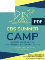 CBS Summer Camp - Guía informativa del campamento de verano en inglés