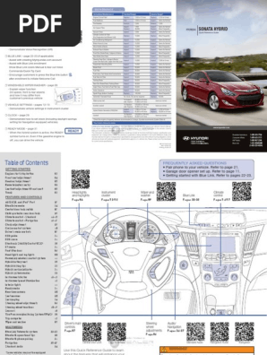 Car Service Manuals Hyundai 2015 Sonata Hybrid | PDF | Vehicles 