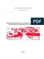 Parâmetros urbanos e preservação de Goiás