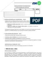 Evaluación ambiental proyecto minero