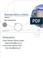 Business Ethics in Action Module Overview