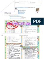 Ejercicio de Present Perfect - Since and For (NAVARRO ANDRADE ANGELICA MELINA)