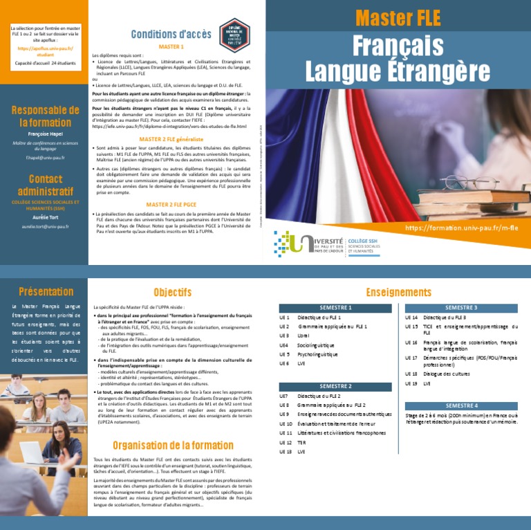 M FLE Web | PDF | Master (diplôme ou grade universitaire)