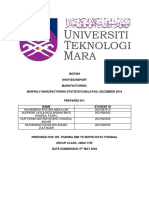 Monthly Manufacturing Statistics Malaysia December 2019