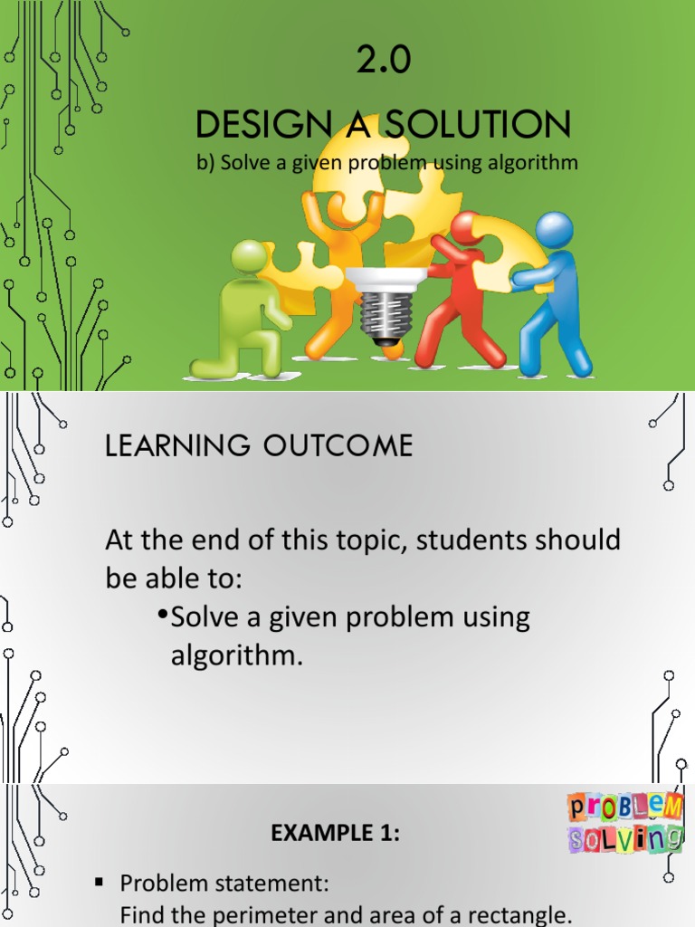 2.1 B Design A Solution Sequence B | PDF | Area | Length