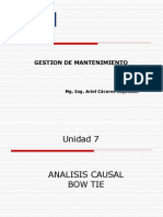 Gestion de Mantenimiento Clase 7 BOW TIE ANALISIS CAUSAL