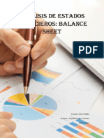 Analisis de Estados Financieros (Balance Sheet)