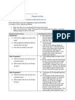 English 9A Expository Essay Plan 1