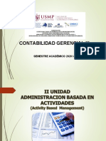 Unidad Ii Contabilidad Gerencial Iii Usmp