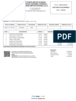 Factura Electrónica: Fecha de Emisión Forma de Pago Tipo Moneda Número de Guía Orden de Compra Número de Placa