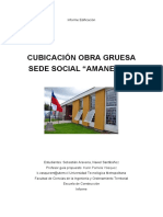 Proyecto Amanecer Cubicación y Presupuesto ENTREGA