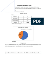 Prueba piloto cuestionario pre test comprensión lectora