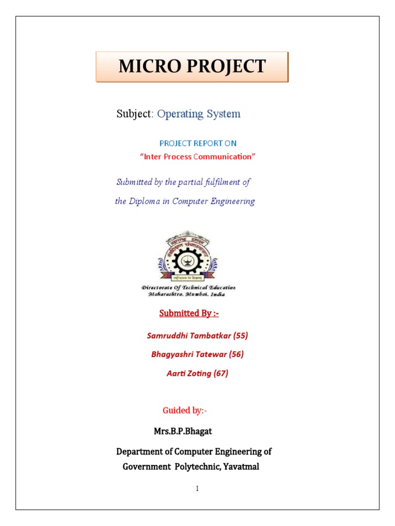 Osy Microproject | PDF