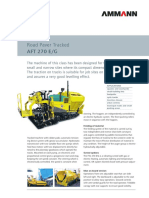 AFT 270 E/G Tracked Paver with Rubber Pads