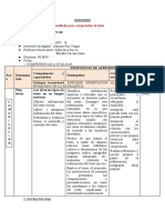 Sesiones de Aprendizaje