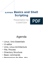 Linux Unix Essentiaks and Shell Scripting by Santosh