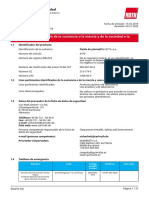 Hoja de Seguridad Óxido de Plomo