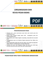 Pengorganisasian Revisi Pesan Bisnis