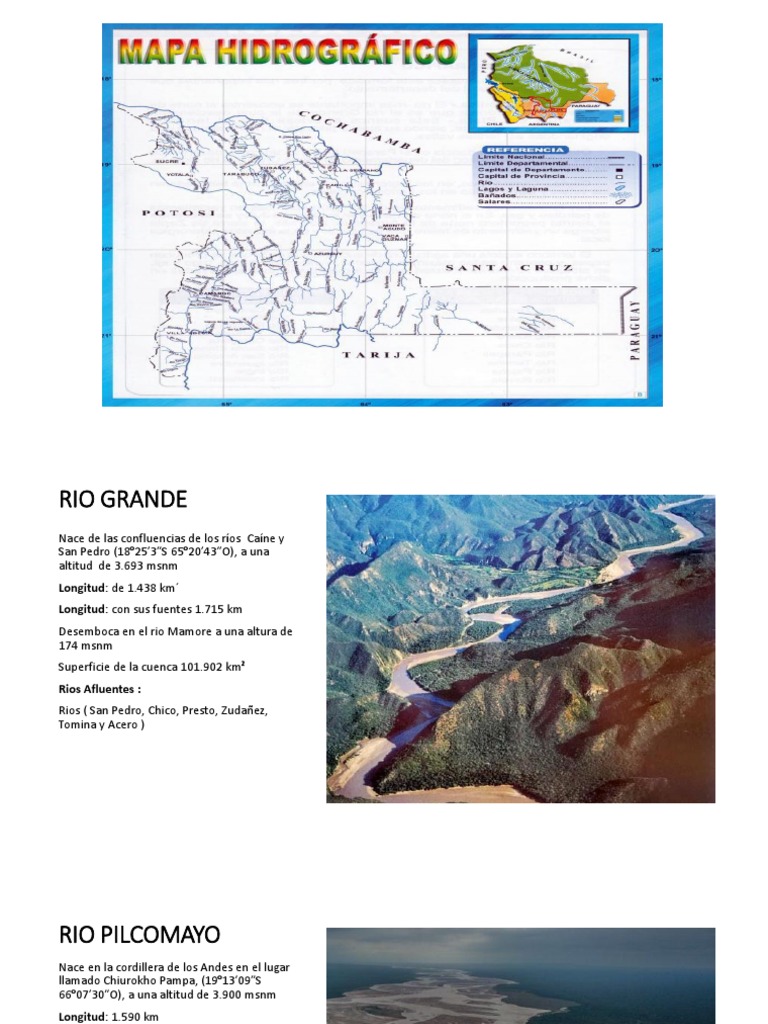 Ríos y lagunas de Chuquisaca | PDF