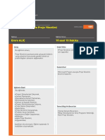 Microsoft Project Ile Proje Yönetimi Egitim Bilgi Formu