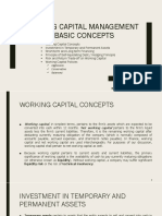 Handout. WCM - Basic Concepts
