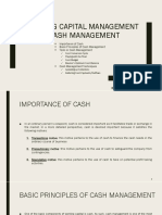 Handout. WCM - Cash Management