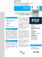 BK g4 Gas Meter Manual