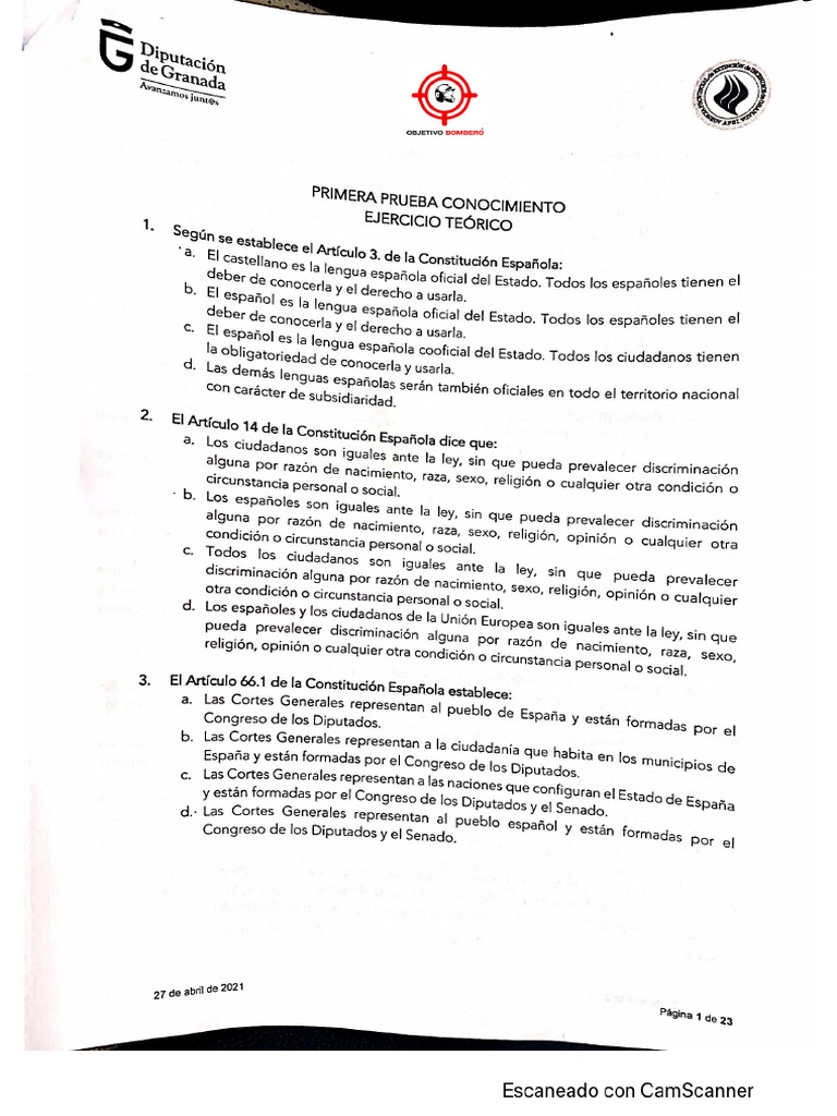 Examen apei granada 2021 a pdf