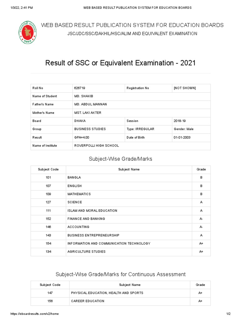 Web based result publication system for education boards pdf