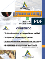 Arq. Yeximar Hernández inspección materiales