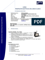 Curso - Transpaletas Electricas