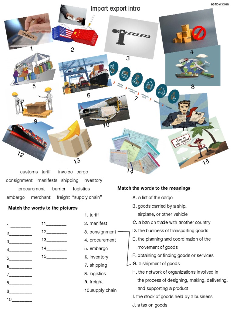 Import Export Intro Pdf Cargo Freight Transport