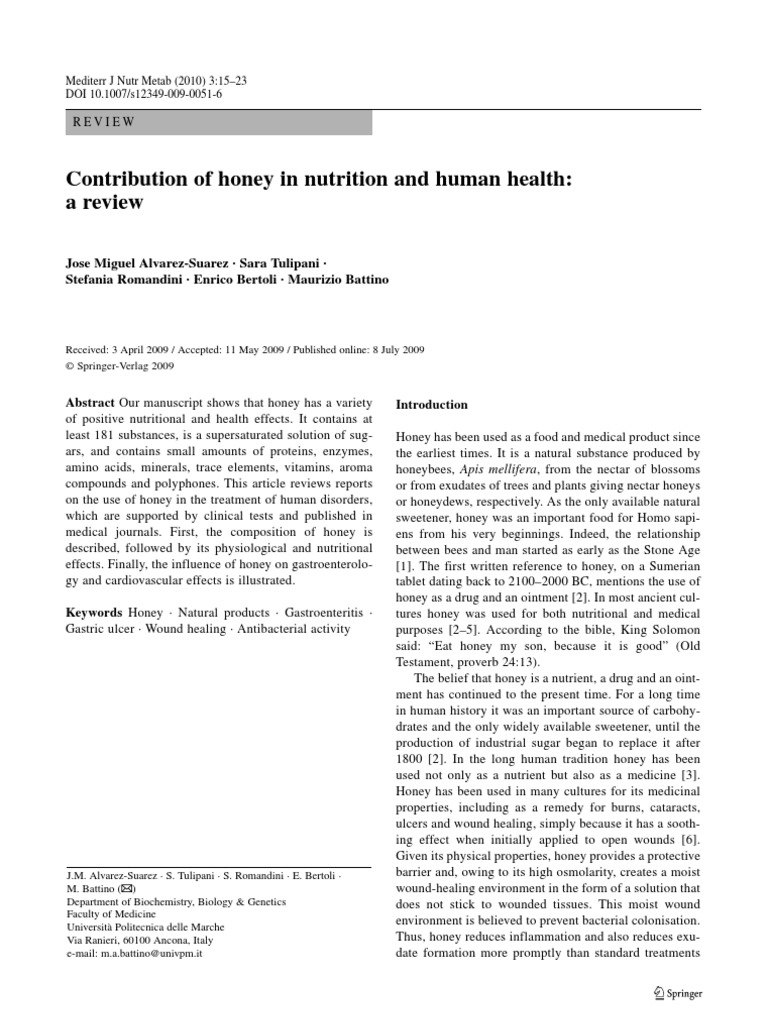 Honey Antioxidant Honey