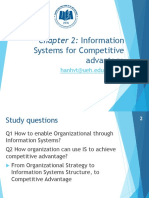 2 - Information Systems For Competitive Advantage