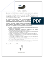 CVC-SST-DD-02 - POLITICA AMBIENTAL