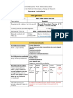 Formato Reporte Del Servicio Social - Segunda Jornada 7 Semestre