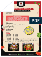 Price List Baru Catering Dapoer Kuno 2022