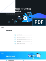 Best Practices For Writing MySQL Queries