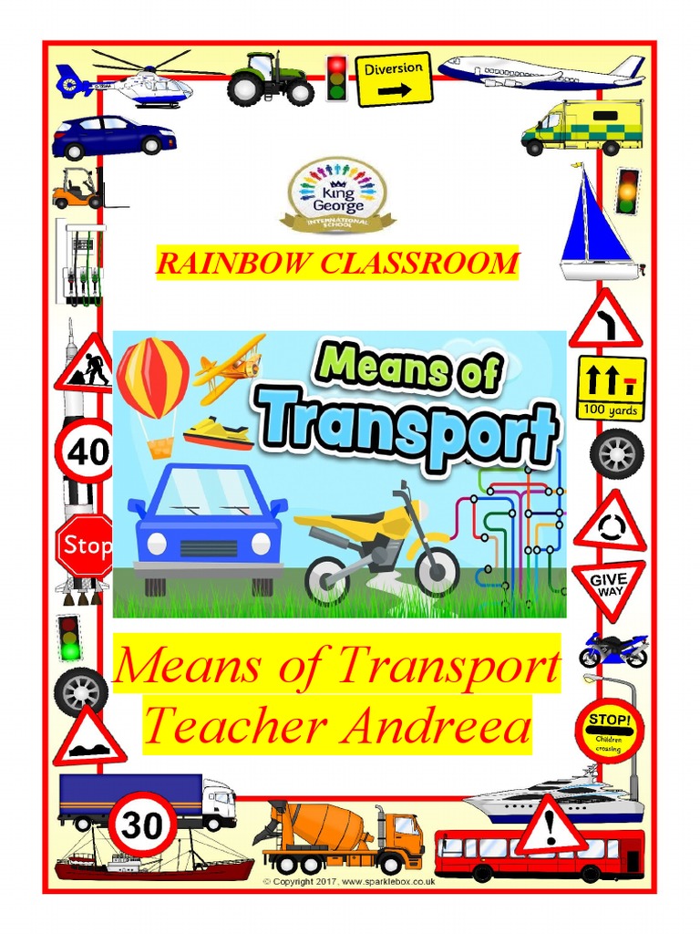 Weekly Lesson Plan: Transport Theme | PDF
