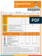 Financial Need Assessment Form