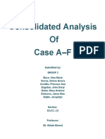 Consolidated Analysis Case A F