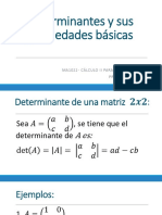 Determinante y Sus Propiedades