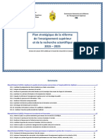 Plan Stratégique de La Réforme de L'enseignement Supérieur Et de La Recherche Scientifique 2015-2025 - 847142-Idaraty