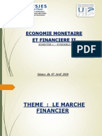 Cours Marché Financier