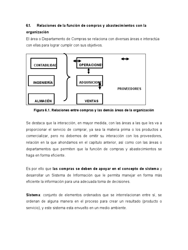 Relaciones y Control de Calidad en Compras | PDF | Calidad (comercial ...