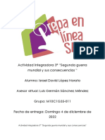 Actividad Integradora 1 Modulo 10 | PDF | Colonialismo | Primera Guerra ...