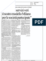 Davide Corritore "Strategie e servizi veri, il nostro modello Milano per le società partecipate"